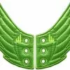 Shwings Shoe Accessories: Apple Green Wings -Bioworld Shop SHW 10106 CA
