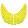 Shwings Shoe Accessories: Neon Yellow Wings -Bioworld Shop SHW 10209 CA