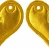Shwings Shoe Accessories: Gold Foil Heart -Bioworld Shop SHW 12104 CA