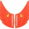 Shwings Shoe Accessories: Neon Orange Wings Slotted -Bioworld Shop SHW 20208 CA 815d6c24 7ab2 4700 9ea5 ed4e70588f77