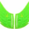 Shwings Shoe Accessories: Neon Lime Wings Slotted