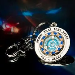 SalesOne LLC Marvel Iron Man Tony Has A Heart 3D Metal Key Chain -Bioworld Shop SOI AVGREGIRMN3DKC CC