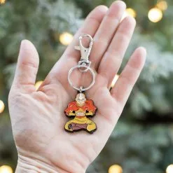 SalesOne LLC Avatar: The Last Airbender Aang Enamel Pendant Keychain -Bioworld Shop SOI AVTRAANGKC01 CE