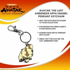 SalesOne LLC Avatar: The Last Airbender Appa Enamel Pendant Keychain 15 SalesOne LLC Avatar: The Last Airbender Appa Enamel Pendant Keychain -Bioworld Shop SOI AVTRAPPAKC01 CGR