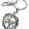 SalesOne LLC Dungeons & Dragons Magnetic Cage Dice Holder Keychain -Bioworld Shop SOI DNDD20KC04 CA