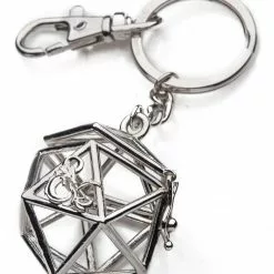 SalesOne LLC Dungeons & Dragons Magnetic Cage Dice Holder Keychain