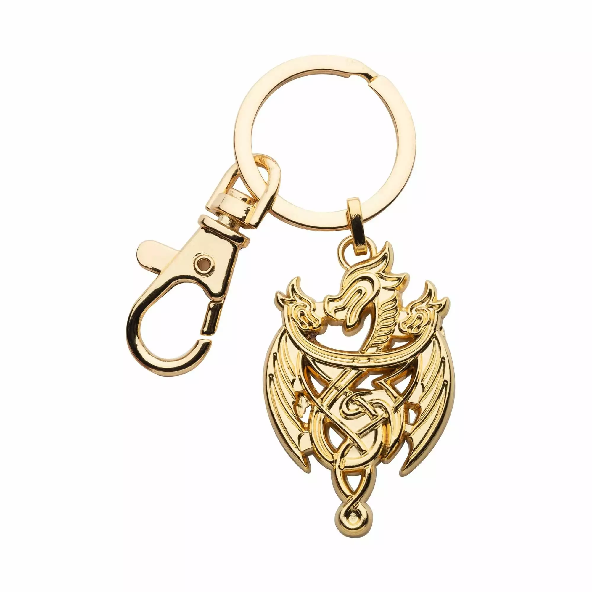 SalesOne LLC Game Of Thrones House Of The Dragon Gold Dragon 3D Keychain 3 SalesOne LLC Game Of Thrones House Of The Dragon Gold Dragon 3D Keychain