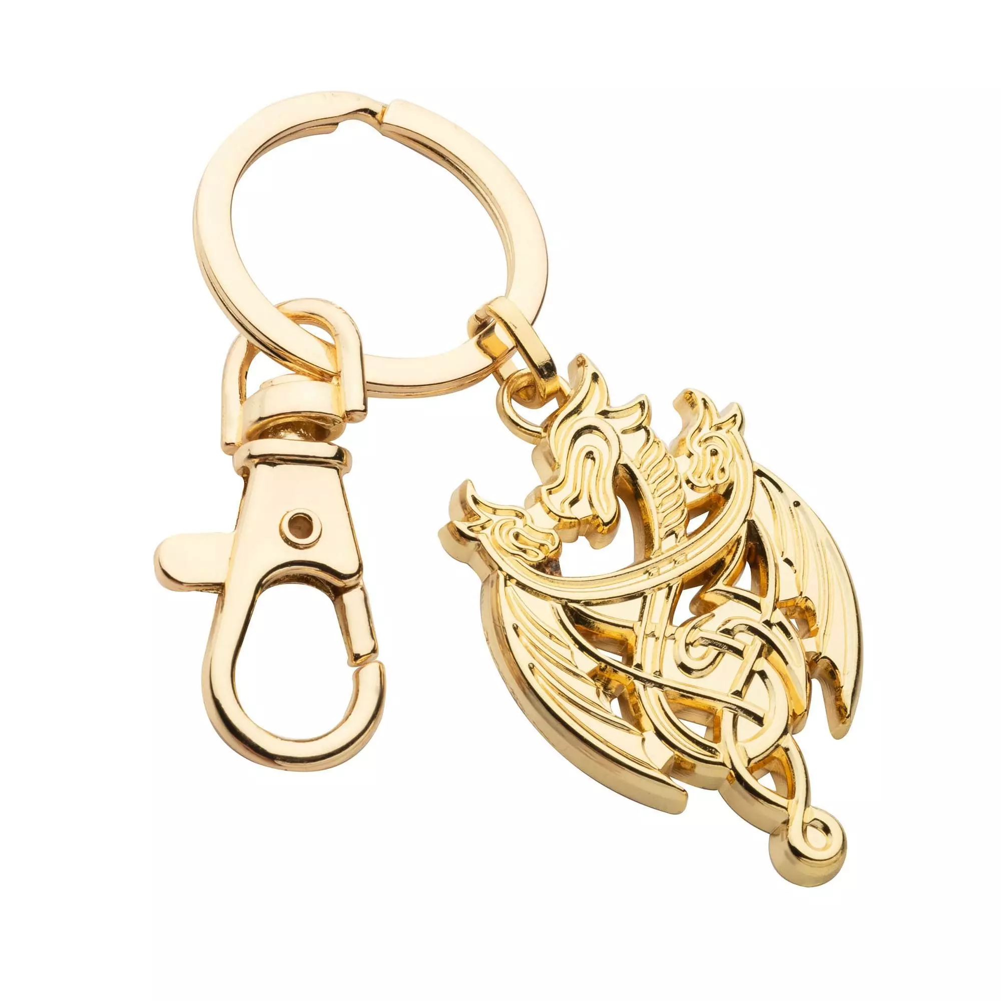 SalesOne LLC Game Of Thrones House Of The Dragon Gold Dragon 3D Keychain 4 SalesOne LLC Game Of Thrones House Of The Dragon Gold Dragon 3D Keychain - Image 2