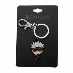 SalesOne LLC Jujutsu Kaisen Chibi Satoru Goju Enamel Pendant Keychain -Bioworld Shop SOI JJKGOJOKC02 CC