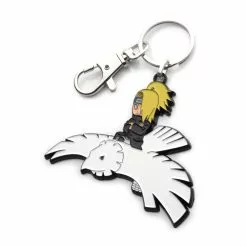 SalesOne LLC Naruto Shippuden Deidara On Clay Bird Enamel Pendant Keychain -Bioworld Shop SOI NRCHBDDRKC01 CC
