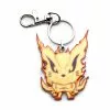 SalesOne LLC Naruto Shippuden Fire Cat Enamel Pendant Keychain -Bioworld Shop SOI NRCHBKRMKC01 CA