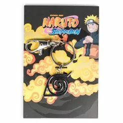 SalesOne LLC Naruto Shippuden Hidden Leaf Village Logo Enamel Pendant Keychain -Bioworld Shop SOI NRLEAFVILKC01 CB 362def21 9dfa 45d4 b4a3 186f240c7dc3