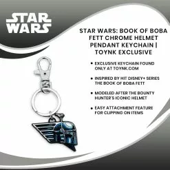 SalesOne LLC Star Wars: Book Of Boba Fett Chrome Helmet Pendant Keychain | Toynk Exclusive 15 SalesOne LLC Star Wars: Book Of Boba Fett Chrome Helmet Pendant Keychain | Toynk Exclusive -Bioworld Shop SOI SWBOBFKC04 CGR