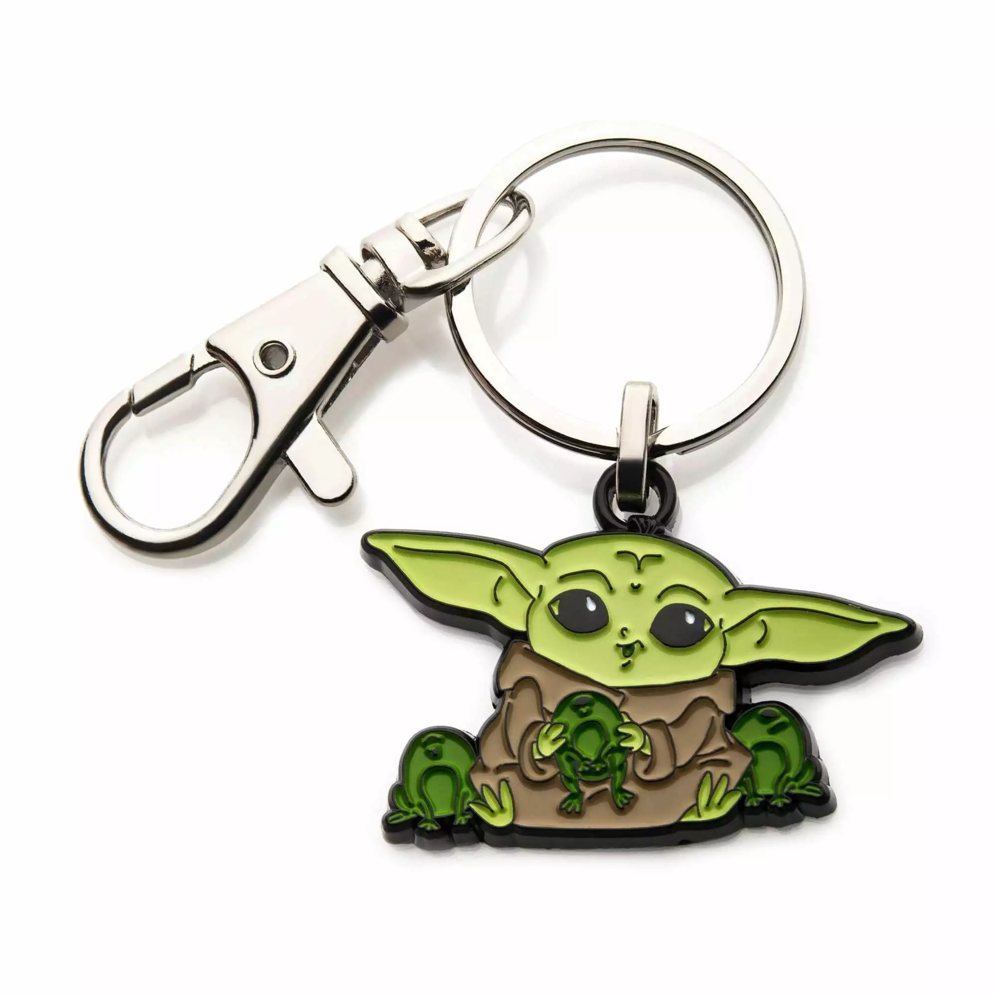SalesOne LLC Star Wars The Mandalorian The Child Eating Space Frogs Enamel Keychain 3 SalesOne LLC Star Wars The Mandalorian The Child Eating Space Frogs Enamel Keychain