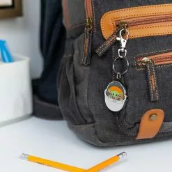 SalesOne LLC Star Wars: The Mandalorian The Child Keychain Pendant | Baby Yoda In Carriage -Bioworld Shop SOI SWMANYODAKC02 CF