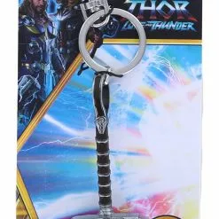 SalesOne LLC Marvel Thor Love And Thunder Mjollnir 3D Metal Keychain 7 SalesOne LLC Marvel Thor Love And Thunder Mjollnir 3D Metal Keychain -Bioworld Shop SOI THOR4AXE3DKC02 CC