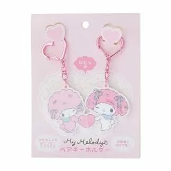 Sanrio My Sweet Piano & My Melody Magnetic Key Chain Set -Bioworld Shop SRO SR235482 CC