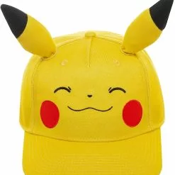 Bioworld Pokemon Pikachu Big Face Youth Snapback Hat
