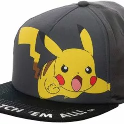 Bioworld Pokemon Pikachu Gotta Catch Em All Snapback Hat