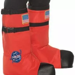 Underwraps Orange Astronaut Boot Tops Child Costume Accessory