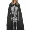 Underwraps Skeleton Adult Costume Cape -Bioworld Shop UDW 28785OS CA