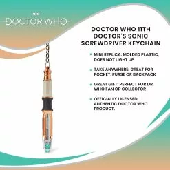Seven20 Doctor Who 11th Doctor's Sonic Screwdriver Keychain -Bioworld Shop UGT DR195 CGR