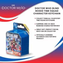 Seven20 Doctor Who Blind Boxed Time Squad Character Keychain -Bioworld Shop UGT DW02694 CGR
