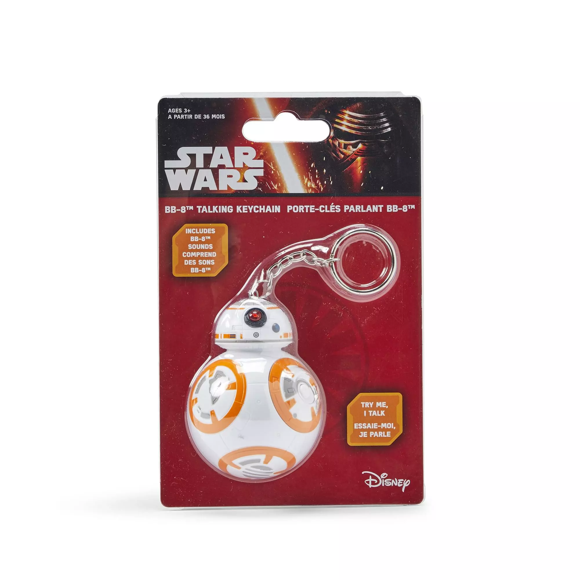 Seven20 Official Star Wars Keychain With LED Lights And Sounds - BB-8 4 Seven20 Official Star Wars Keychain With LED Lights And Sounds - BB-8 - Image 2