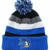 USPA Accessories LLC Sonic The Hedgehog Cuffed Knit Beanie W/ Sonic Emblem -Bioworld Shop USP 50306 CA