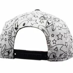 USPA Accessories LLC Sonic The Hedgehog I'm Outta Here Adjustable Snapback Hat | One Size -Bioworld Shop USP 74327 CC