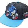 USPA Accessories LLC Sonic The Hedgehog Adjustable Distressed Baseball Hat | One Size -Bioworld Shop USP 74328 CA
