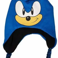 USPA Accessories LLC Sonic The Hedgehog Face Peruvian Hat And Glove Set
