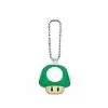 BANPRESTO Super Mario Bros Green Mushroom Clip On/Keychain