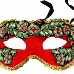 Bauer Pacific Imports Princess Floral Adult Costume Mask Style D