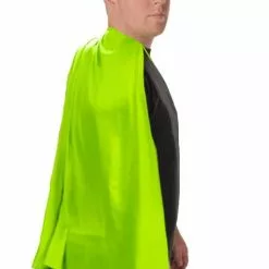 Costume Agent Deluxe Super Hero Costume Cape Lime Green