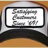 Collision Industries Satisfying Customers Since '69 Black & White Mesh Cap Hat -Bioworld Shop cli hatsatisfy blacka