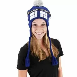 Elope Dr. Who Tardis Laplander Hat Officially Licensed