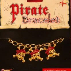 Forum Novelties Red Glitter Pirate Costume Bracelet