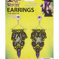 Forum Novelties Wild And Witchy Costume Jewelry Earrings