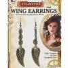 Forum Novelties Steampunk Wing Earrings Adult Costume Jewelry 1 Forum Novelties Steampunk Wing Earrings Adult Costume Jewelry -Bioworld Shop frm 66255 ca