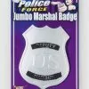 Forum Novelties Jumbo Gold Deputy Marshall Police Badge Costume Accessory -Bioworld Shop frm 66289 ca
