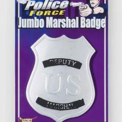 Forum Novelties Jumbo Gold Deputy Marshall Police Badge Costume Accessory