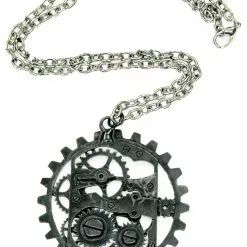 Forum Novelties Steampunk Dark Metal Gear Costume Pendant Necklace