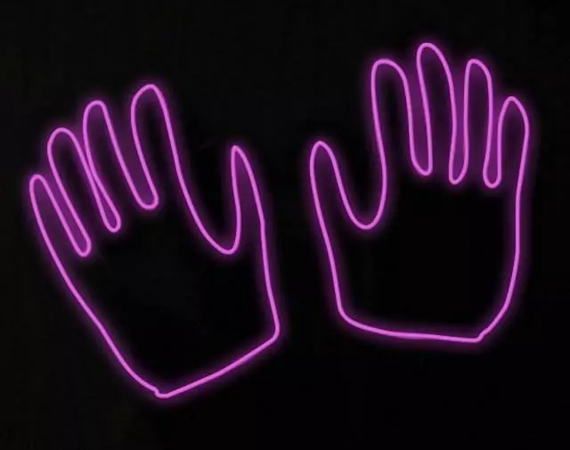 Glowman Costumes Glowman Glow Adult Costume Gloves Pink 3 Glowman Costumes Glowman Glow Adult Costume Gloves Pink