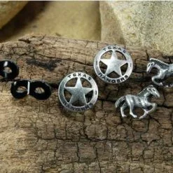 NECA Disney's The Lone Ranger Earrings 3-Pack Costume Jewelry -Bioworld Shop nec 13016 cb